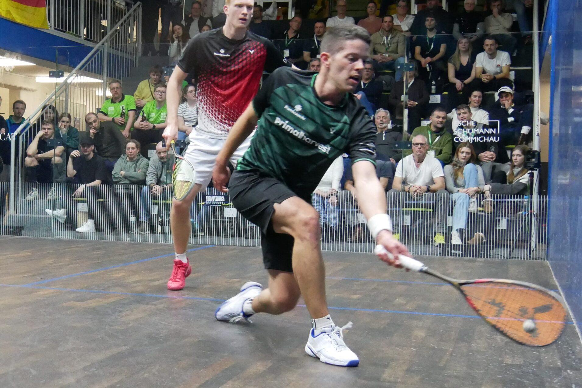 Raphael Kandra (re) und Jan Wipperfürth im Halbfinale der DEM - Bild: Lennard Jessen