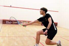 Finn-Lennart Koch, aktuelle deutsche Nr. 1 der U19-Rangliste, in Action - Bild: Lennard Jessen