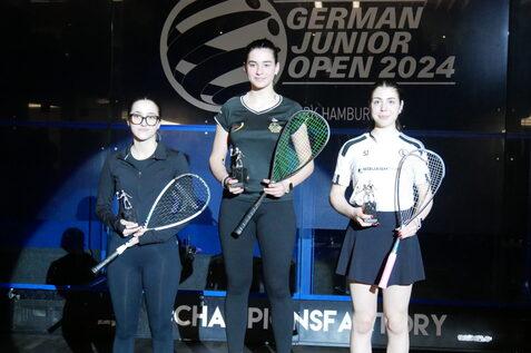 Das U19-Podest der M&auml;dchen - Bild: DSQV - Lennard Jessen
