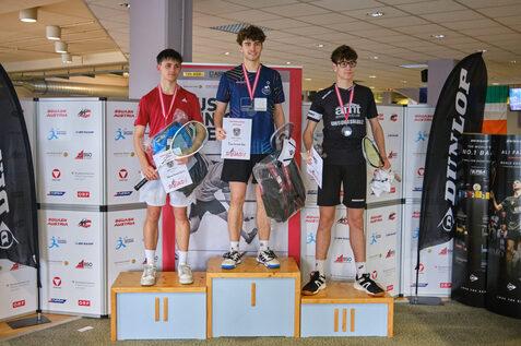 Das U19-Podest der Jungen mit Sieger Finn-Lennart Koch (Mitte) - Bild: Gerald Seiner
