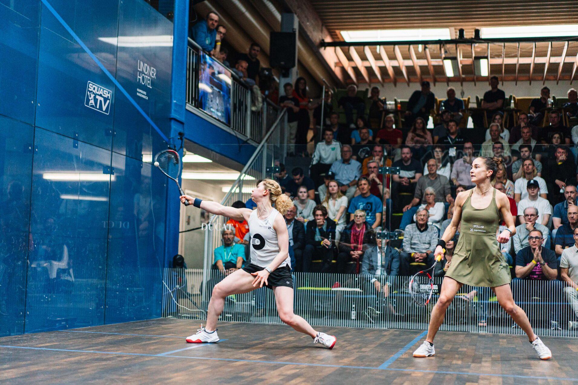 Georgina Kennedy (li) siegt im Damen-Finale gegen die topgesetzte Nele Gilis - Bild: PSA World Tour