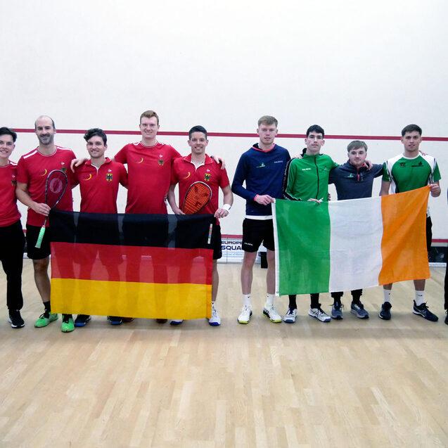 Deutschland siegte gegen Irland mit 3:1 Spielen - Bild: DSQV - Lennard Jessen