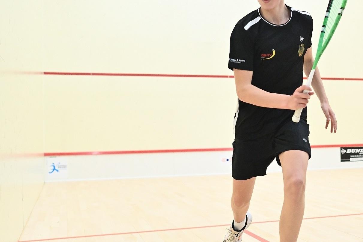 Cedric Andersen spielt in der deutschen U17-Nationalmannschaft - Bild (Archiv): squashPage.net