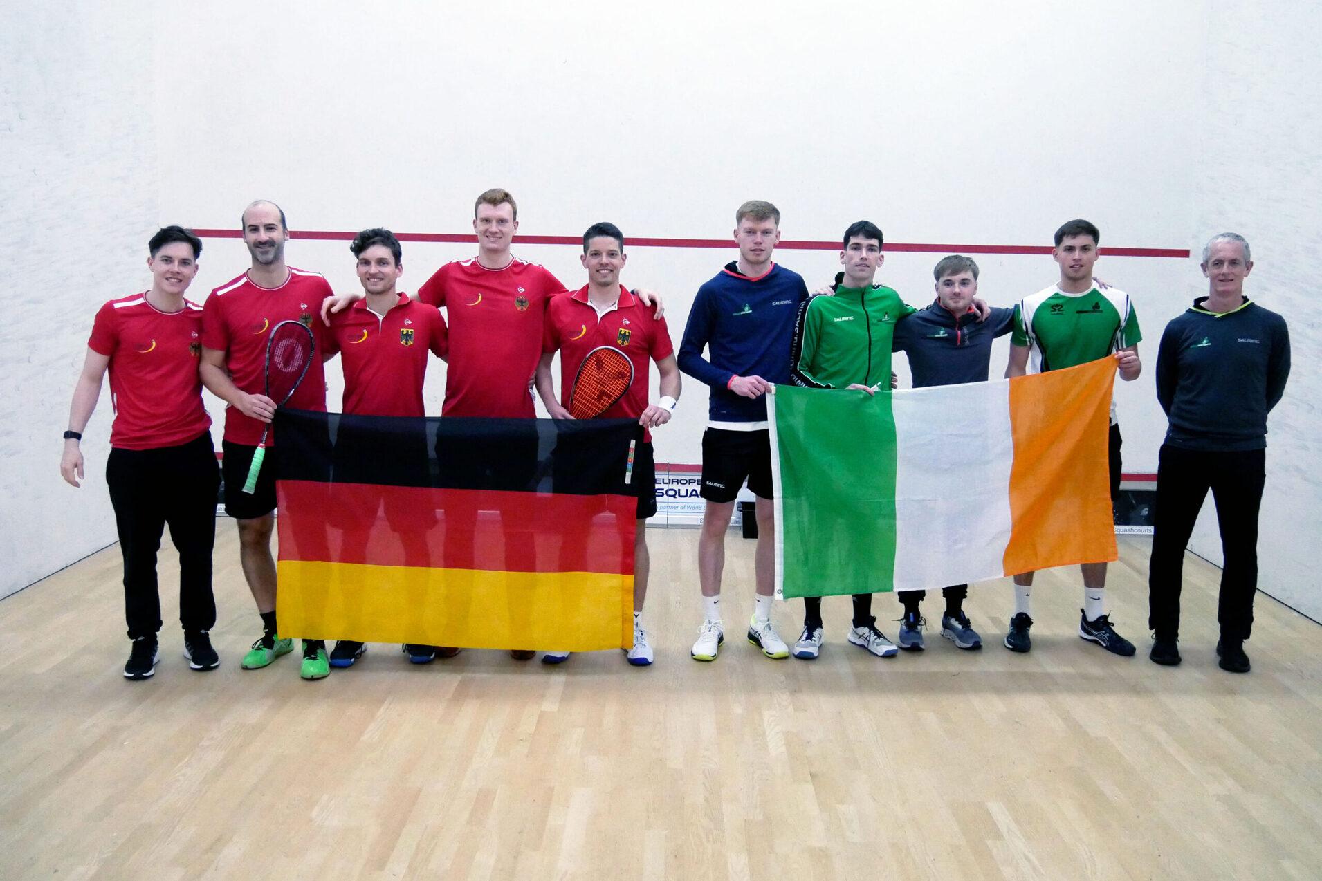 Deutschland siegte gegen Irland mit 3:1 Spielen - Bild: DSQV - Lennard Jessen