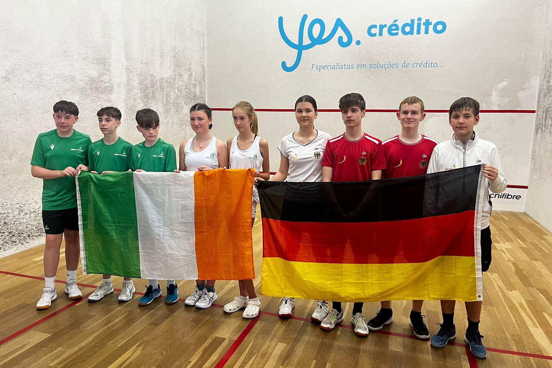 Gegen Irland drehte Deutschland einen 0:1 Rückstand in einen 2:1 Erfolg - Bild: DSQV