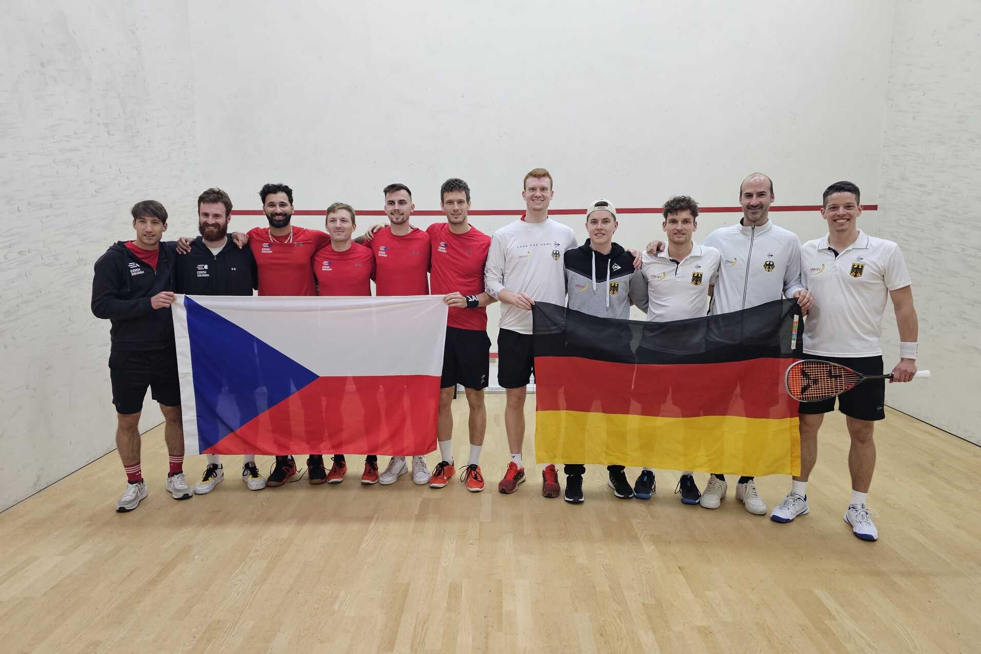 Deutschland besiegt mit der Herren-Nationalmannschaft das Team aus Tschechien mit 3:1 - Bild: DSQV