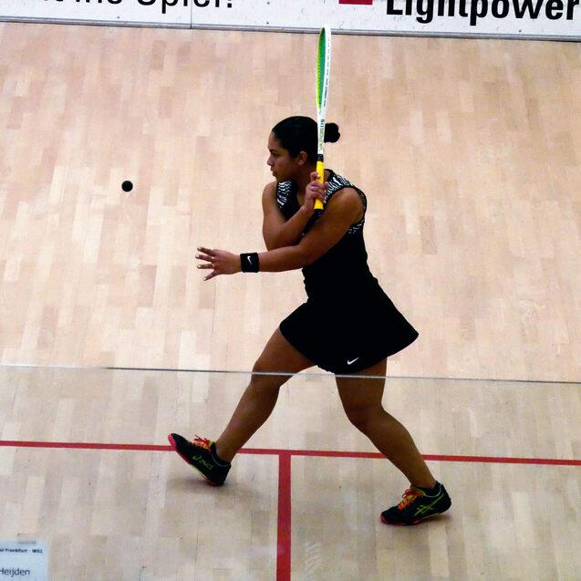 Salma Hany glich f&uuml;r Frankfurt zum zwischenzeitlichen 1:1 in Matches aus - Bild: DSQV - Lennard Jessen