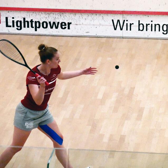 Saskia Beinhard holte das entscheidende Match f&uuml;r Paderborn gegen Katerina Tycova - Bild: DSQV - Lennard Jessen