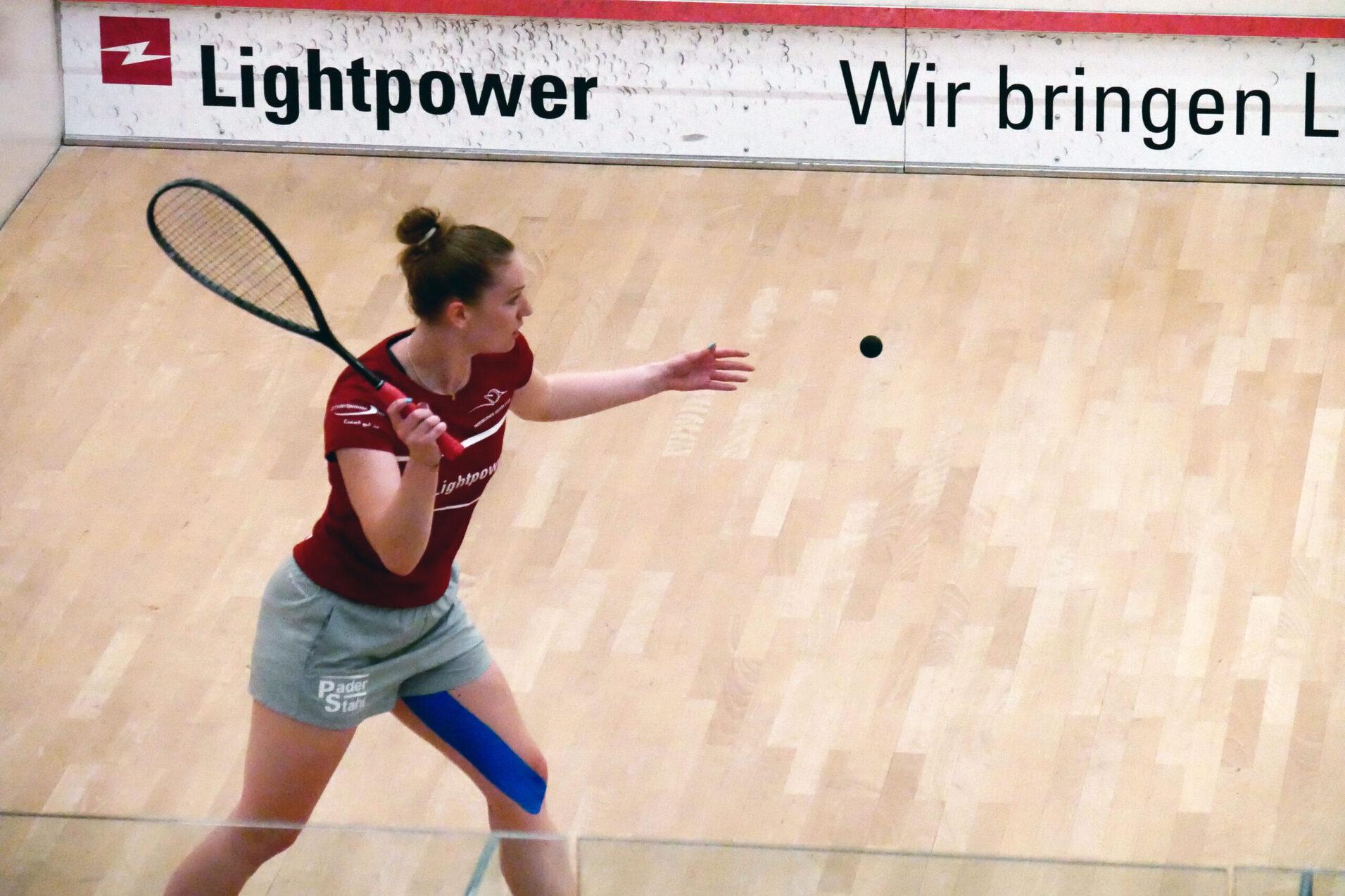 Saskia Beinhard holte das entscheidende Match f&uuml;r Paderborn gegen Katerina Tycova - Bild: DSQV - Lennard Jessen