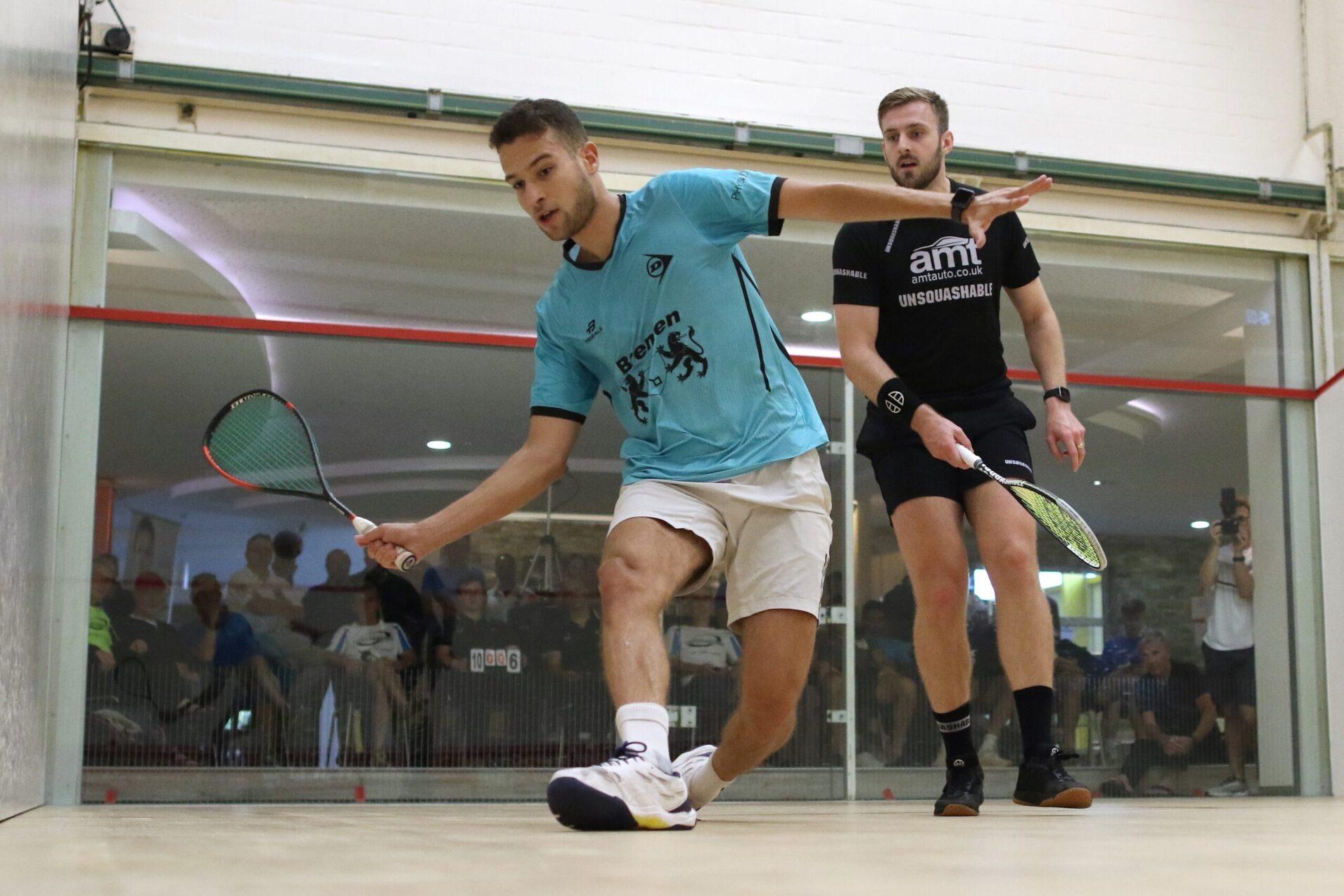 Der Bremer Yassin Elshafei (li) vs. Owain Taylor (re) im Viertelfinale - Bild: Christian Lortat