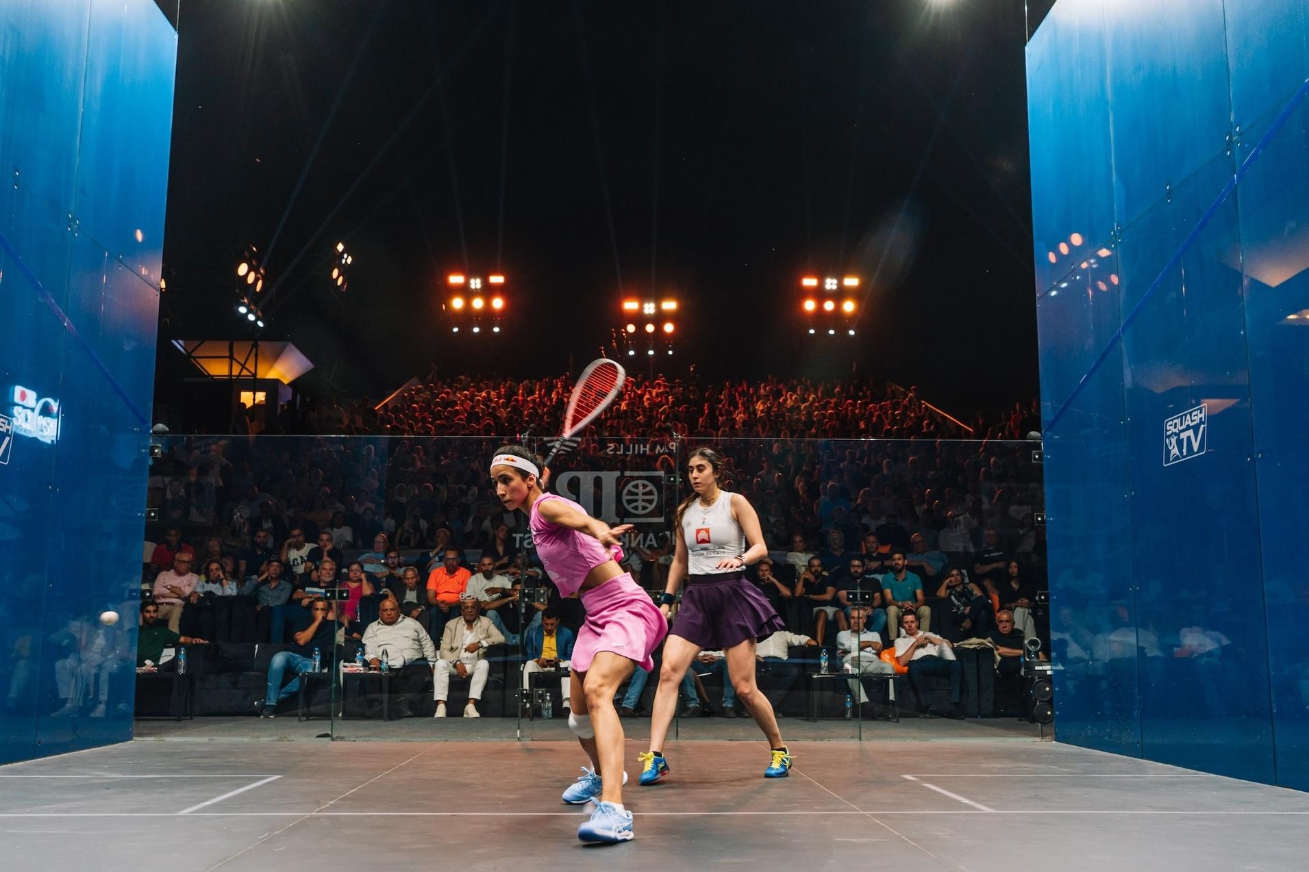 Nouran Gohar (li) und Nour El Sherbini (hier im Finale des CIB PSA World Championships) - Bild: PSA