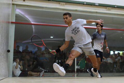 Ibrahim Elkabbani (li) gewinnt das Finale des Bremer Schl&uuml;ssels gegen Alejandro Enriquez (re) - Bild: Christian Lortat