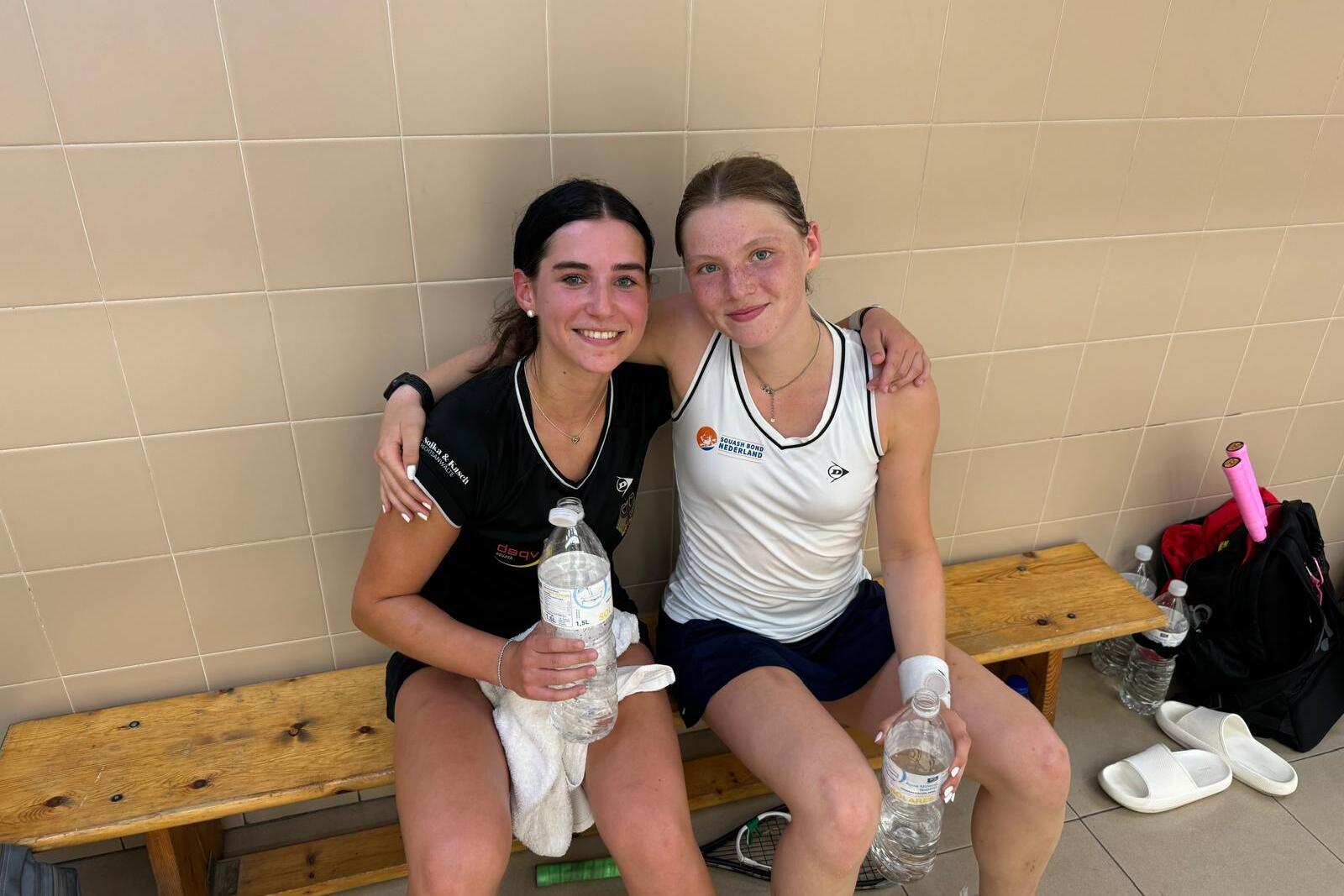 Maya Weishar (li) und ihre Gegnerin Renske Huntelaar - Bild: DSQV