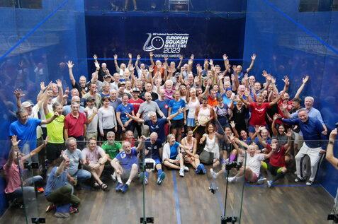 Viele zufriedene Gesichter bei der letztj&auml;hrigen Heim EM der Masters 2023 - Bild: DSQV - Lennard Jessen
