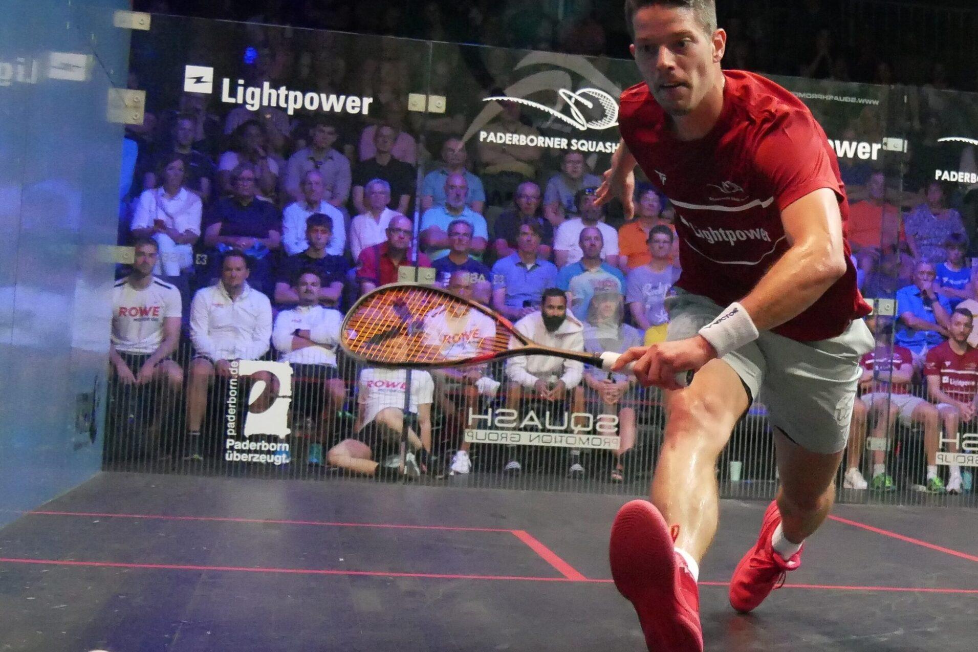 Raphael Kandra ist sechsfacher Deutscher Einzelmeister und der Spitzenspieler unter den Deutschen im Paderborner Team - Bild (Archivfoto des ECC 2023): DSQV - Lennard Jessen