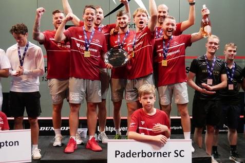 Wird der Paderborner SC wie 2023 auch in London den ECC-Titel 2024 bejubeln? - Bild (Archivfoto des ECC 2023): DSQV - Lennard Jessen