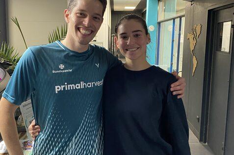 Maya Weishar (re) und Raphael Kandra (li) siegen in N&uuml;rnberg - Bild: Finn-Lennart Koch