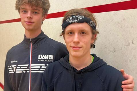 Die deutschen U19-Starter in Herlev: Fabian Igelbrink (li) und Rufus Gebhardt (re) - Bild: Rainer Westphal