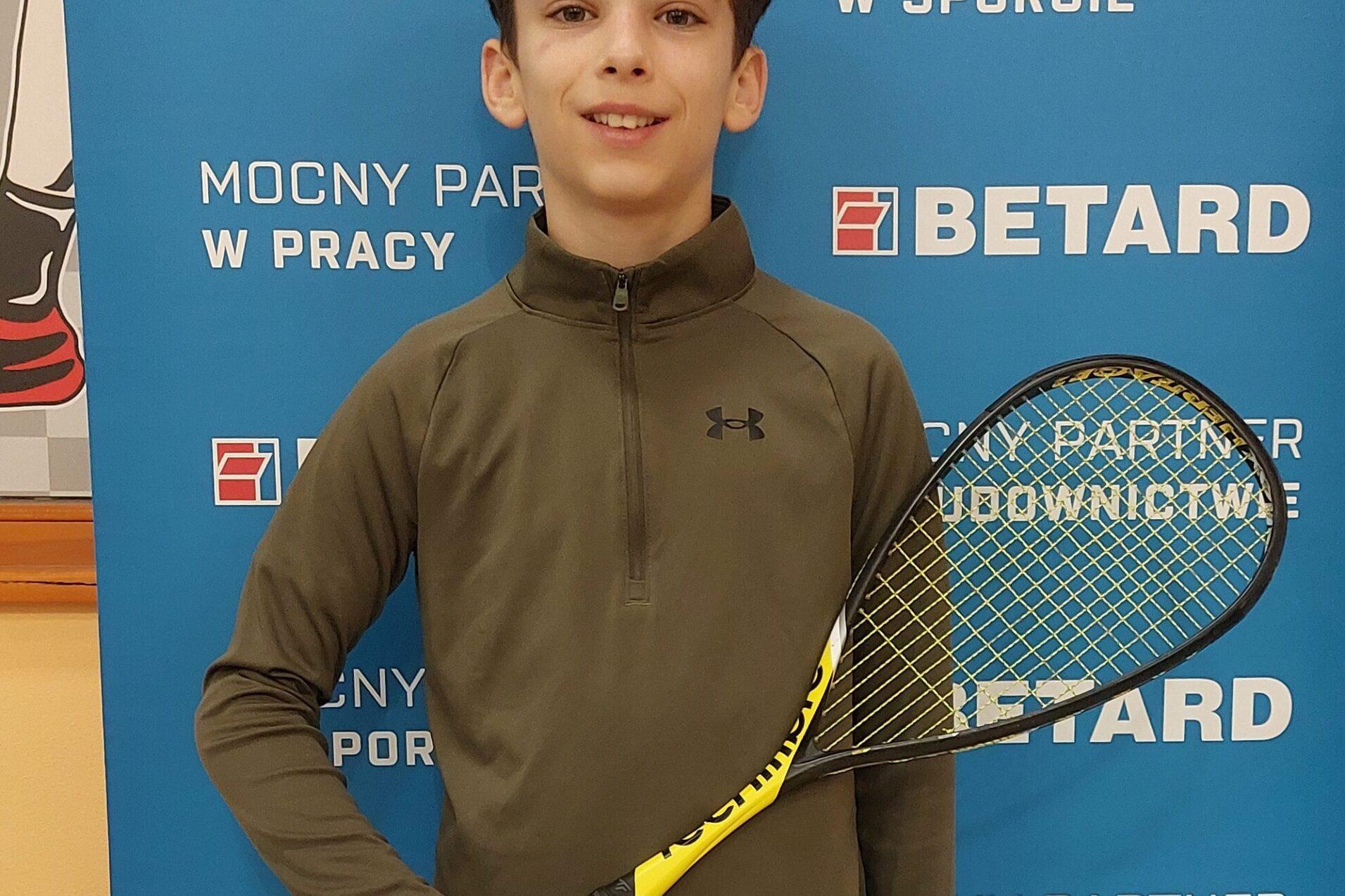 Erik Fritz Stammberger, Sechster der diesjährigen Deutschen Jugend-Einzelmeisterschaften in der Altersklasse U15, war einer von drei Nachwuchstalenten aus Berlin bei diesem internationalen Jugendturnier.