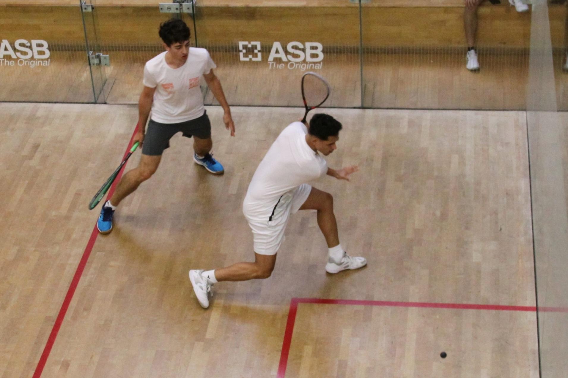 Moritz Tischler (li) und Rudolf Fries Acevedo (re) im Herren B - Feld - Finale - Bild: Saskia Knobling