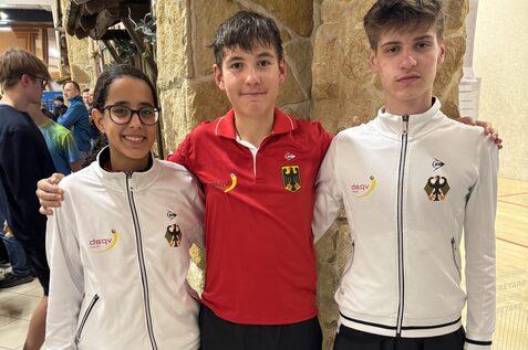 Mariam Ayad, Oleksii Bielikov und Marc Weishar (v.l.n.r.) - Bild: DSQV
