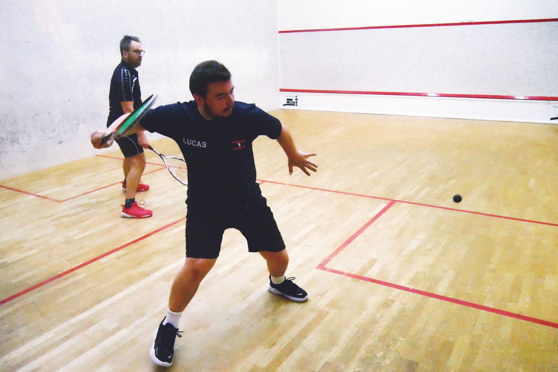 Lucas Gröbler in Action bei der Airport Xmas Open 2024 - Bild: DSQV - Lennard Jessen