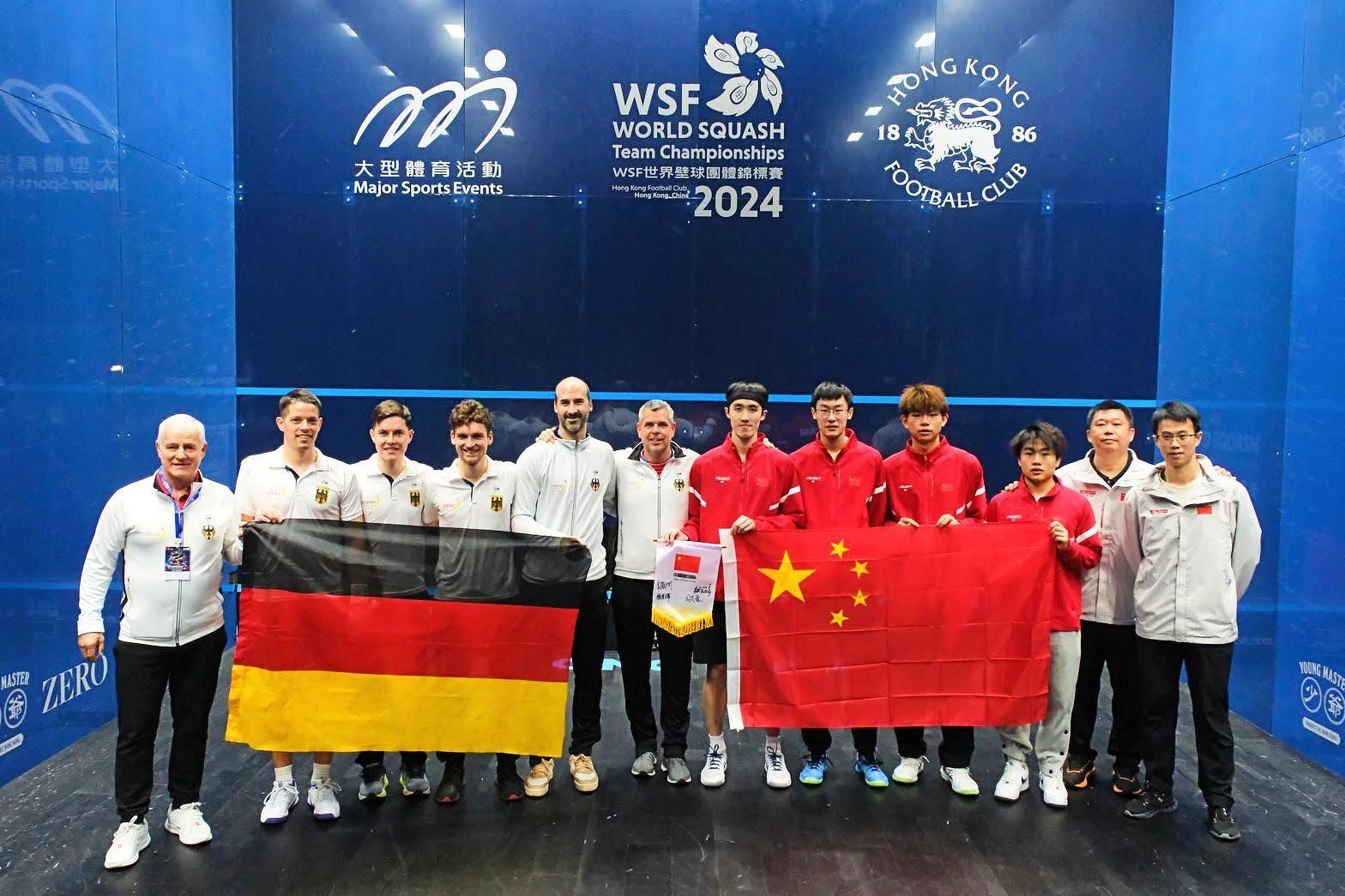 Auch die deutschen Herren siegten klar gegen China - Bild: DSQV