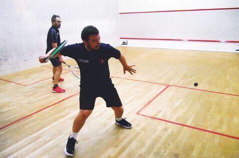 Lucas Gr&ouml;bler in Action bei der Airport Xmas Open 2024 - Bild: DSQV - Lennard Jessen