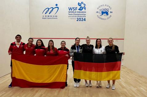 Deutschlands Damen unterliegen mit 1:2 Matches gegen Spanien - Bild: DSQV