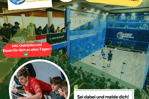 F&uuml;r die German Junior Open 2025 bietet sich Volunteers die M&ouml;glichkeit zu schiedsen.