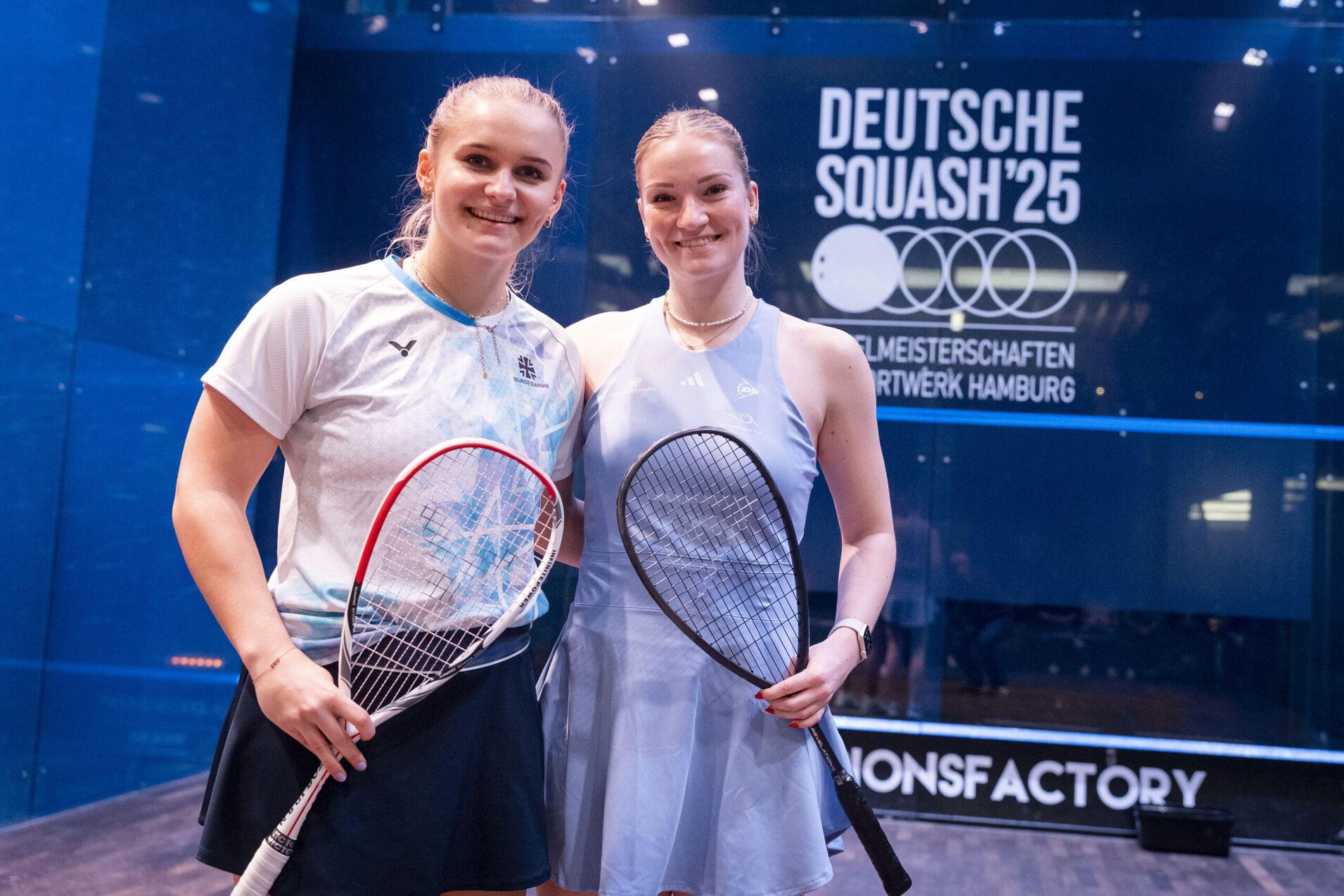 Die beiden DEM-Finalistinnen Saskia Beinhard (re) und Katerina Tycova - Bild: Henning Angerer