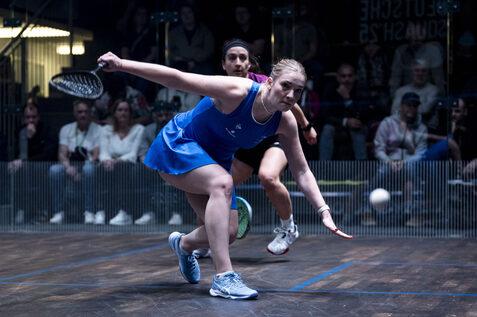 Saskia Beinhard (vorne) gewann gegen Aylin G&uuml;nsav - Bild: Henning Angerer