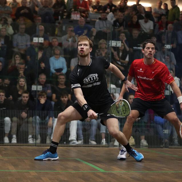 Raphael Kandra (re) beim Grasshopper 2023 im Duell mit Yannick Wilhelmi, was der Deutsche f&uuml;r sich entschied - Bild: Grasshopper Cup