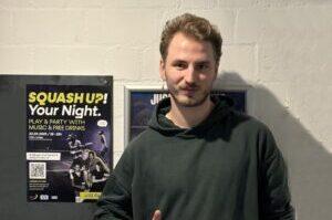 Paul Wingelsdorf ist Mitorganisator von Squash Up! Your Night. - Bild: DSQV