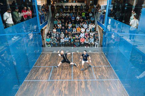 Das Sportwerk Hamburg wird auch f&uuml;r die diesj&auml;hrigen German Open 2025 presented by Sportwerk wieder f&uuml;r eine starke Kulisse sorgen - Bild: PSA Squash Tour