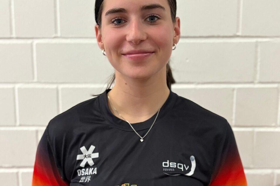 Maya Weishar stellte sich kurz vor der U19 Einzel- und Team EM den Fragen des DSQVs - Bild: DSQV