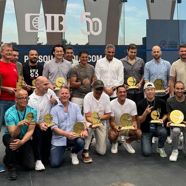 Sieger und Platzierte bei den El Gouna Squash Masters 2025