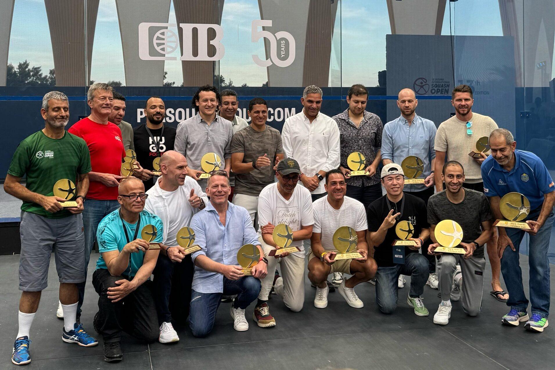 Sieger und Platzierte bei den El Gouna Squash Masters 2025