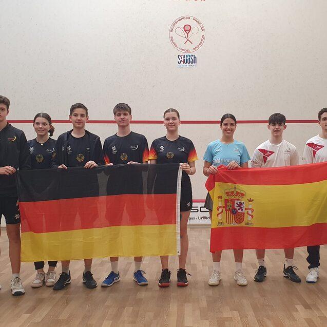 Deutschlands U17 vor dem Abendspiel gegen Spanien - Bild: DSQV