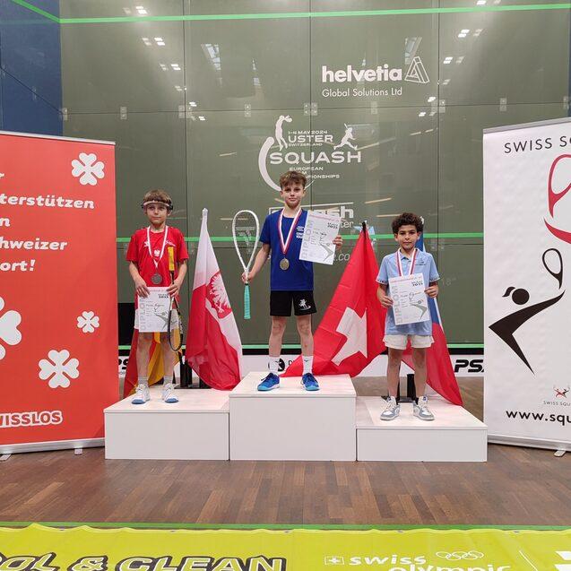 Yassin Elgammal wird U11-Dritter - Bild: DSQV