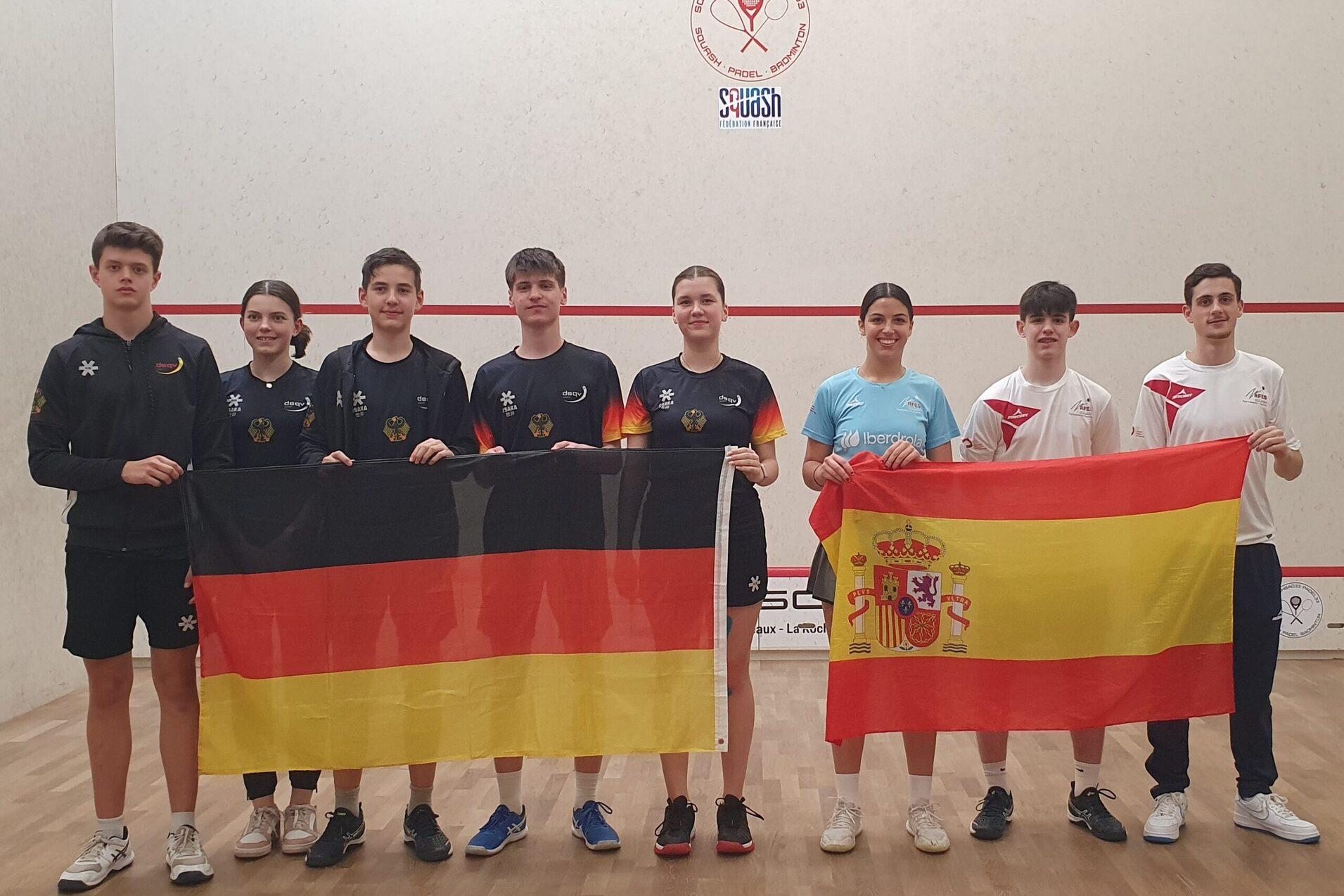 Deutschlands U17 vor dem Abendspiel gegen Spanien - Bild: DSQV