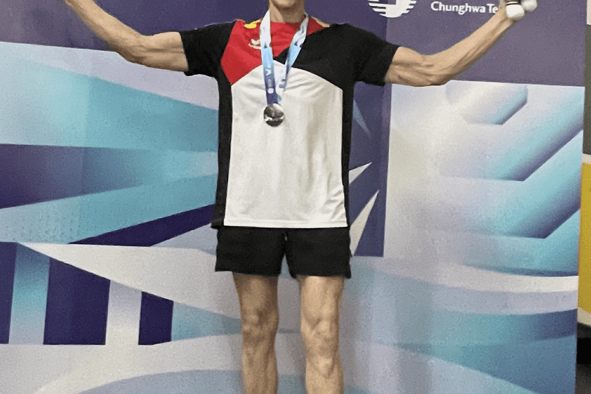 Christian Bröcker gewinnt Silber bei den World Masters Games in der Altersklasse M70+.