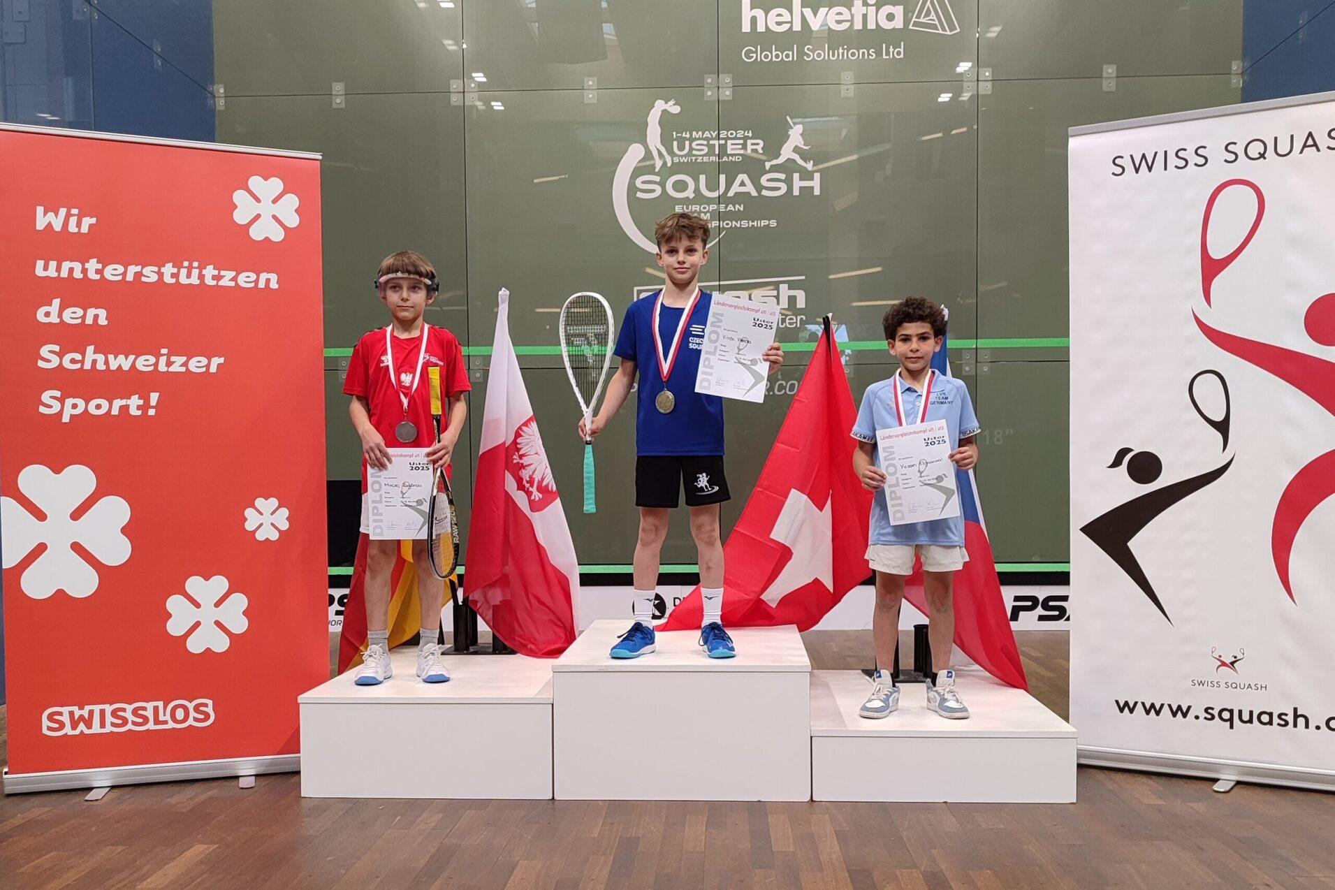 Yassin Elgammal wird U11-Dritter - Bild: DSQV