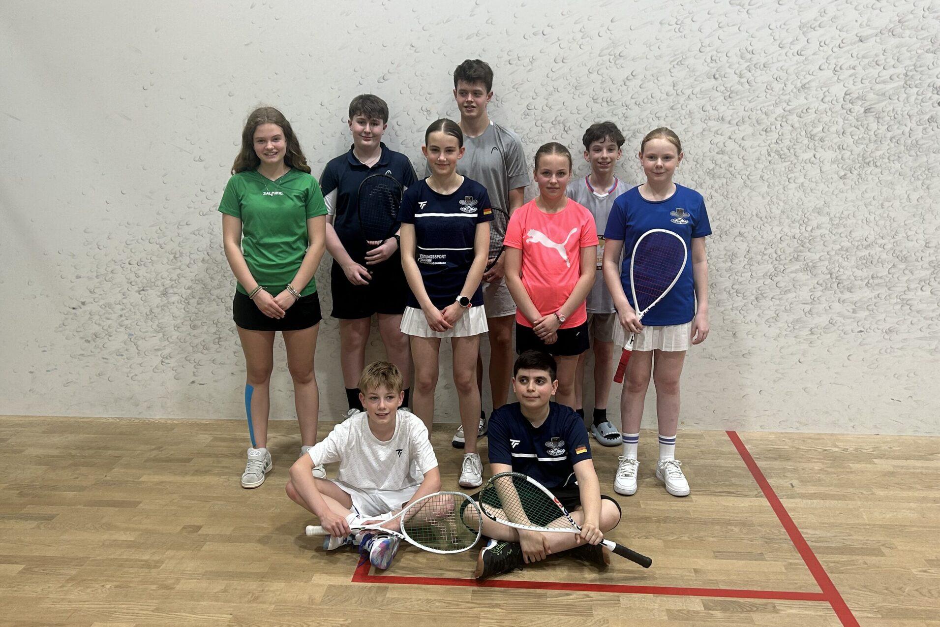 Alle deutschen Nachwuchstalente bei den Luxembourg Junior Open 2025.