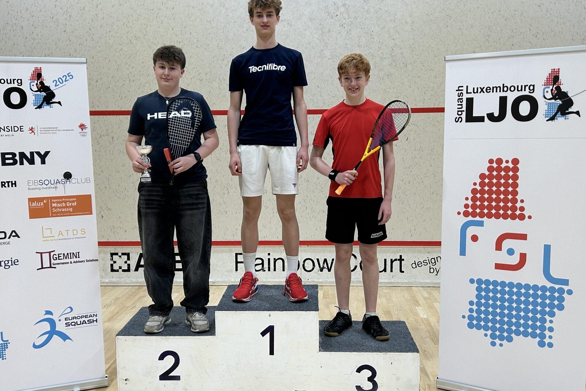 John Thornton wird U15-Zweiter.