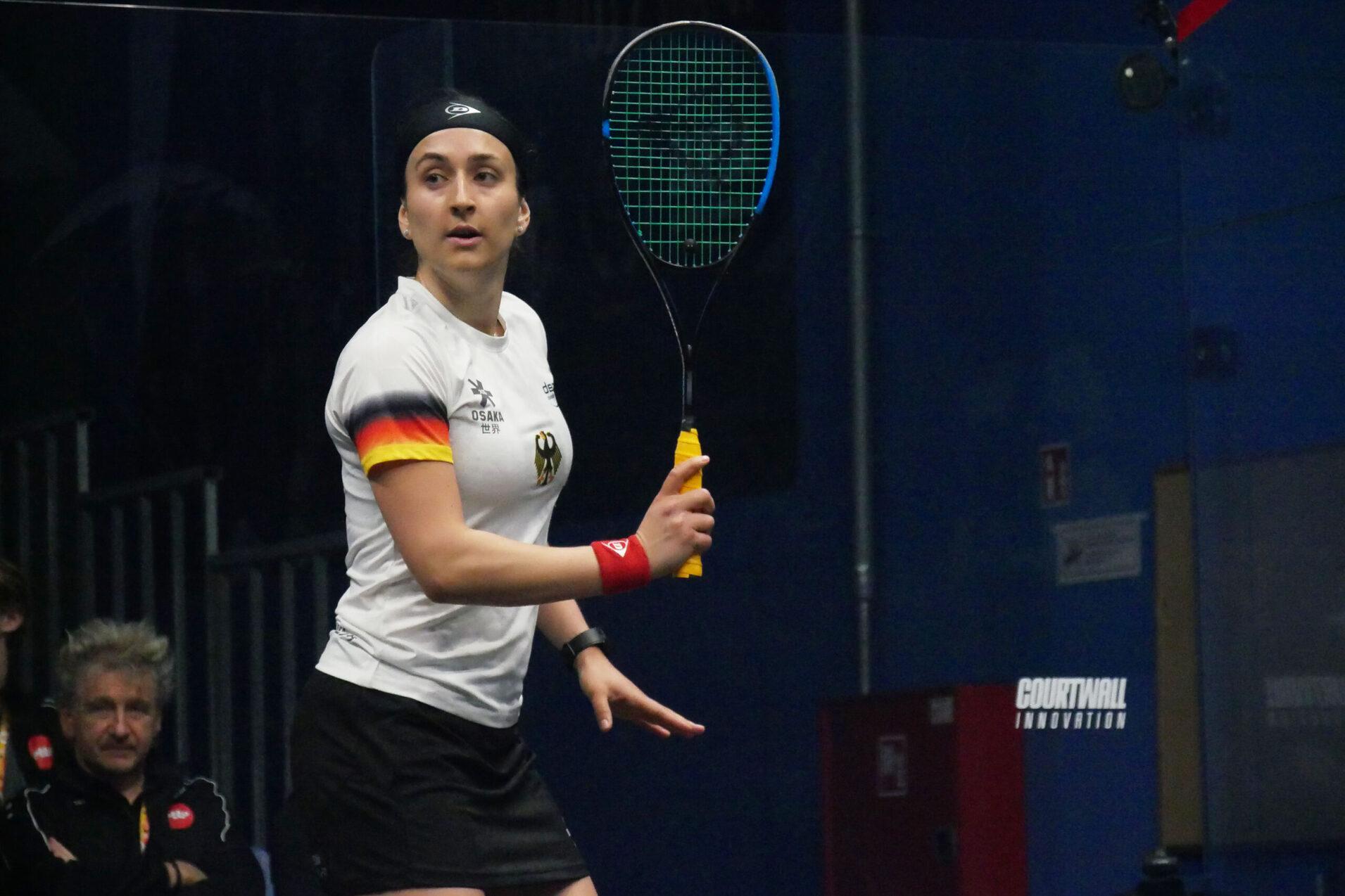 Aylin Günsav holte deutschen Ehrensatz gegen Belgien - Bild: DSQV - Lennard Jessen
