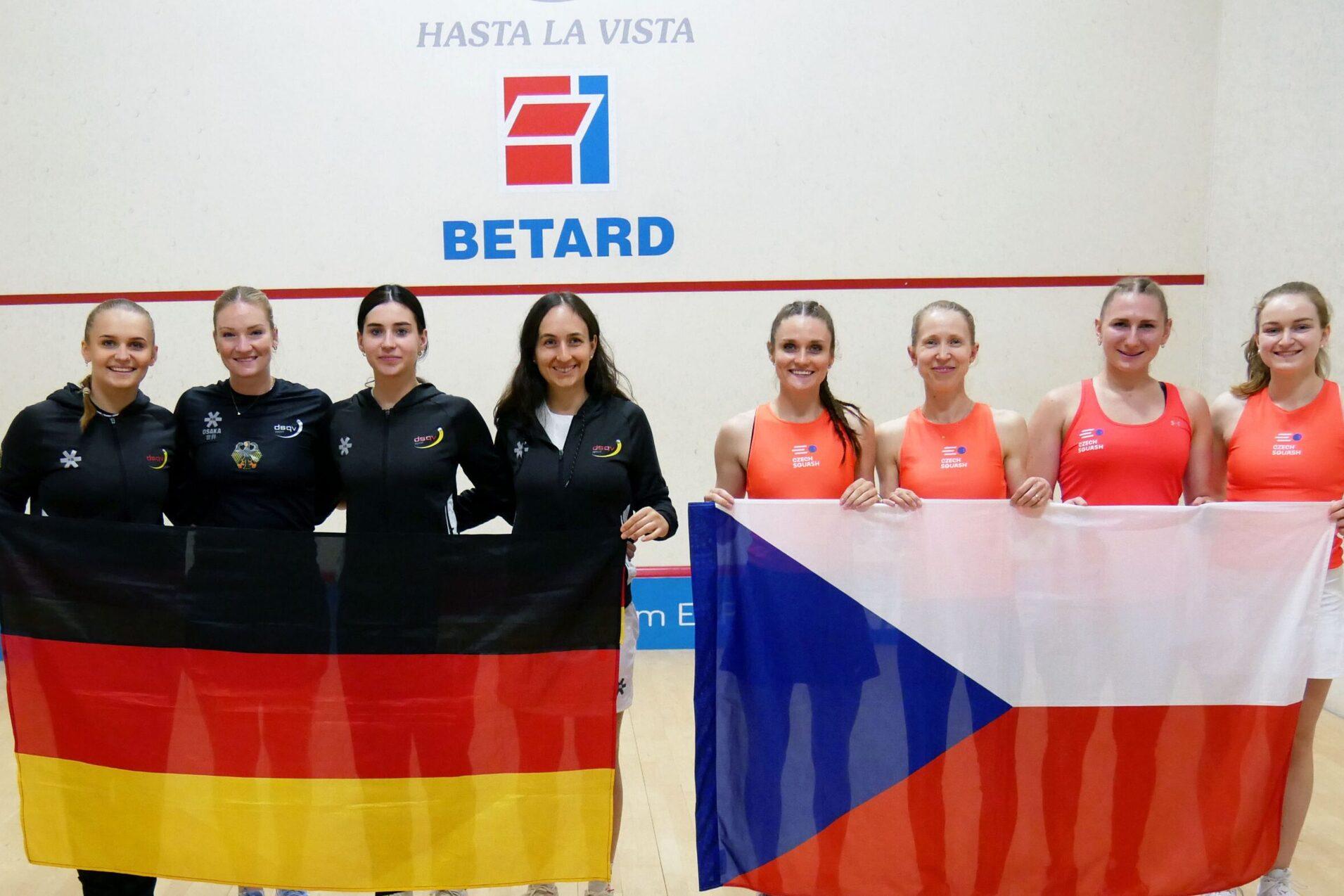 Deutschland besiegt Tschechien mit 2:1 Matches - Bild: DSQV - Lennard Jessen
