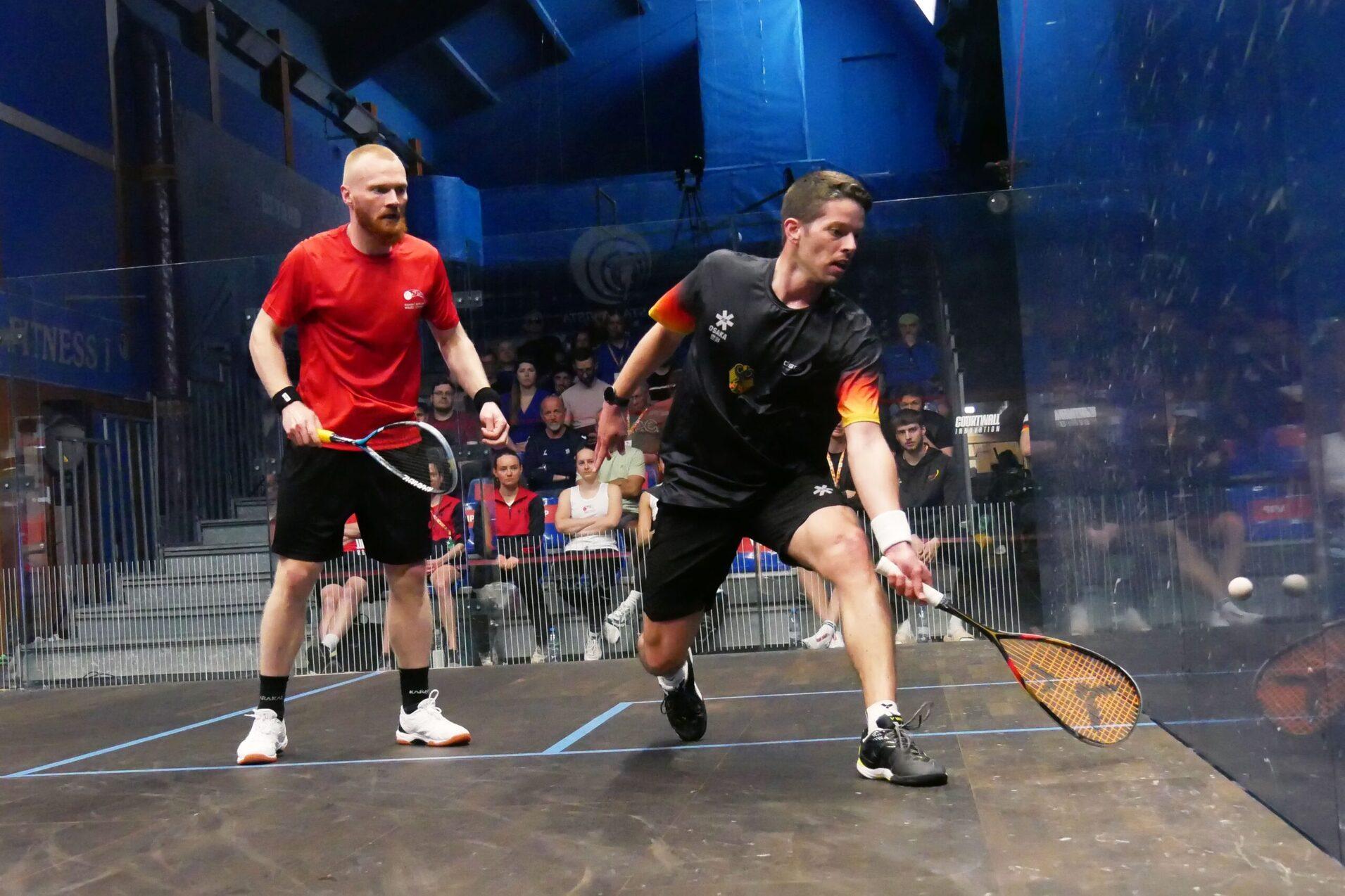 Raphael Kandra (re) un Joel Makin - Bild: DSQV - Lennard Jessen