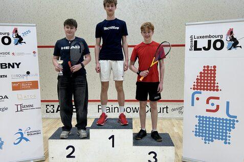 John Thornton wird U15-Zweiter.