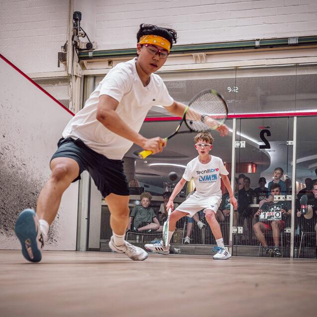 David Lee (li) gewann das U17-/U19-Finale gegen Mats Oliver Efken - Bild Stefan Rohlfs